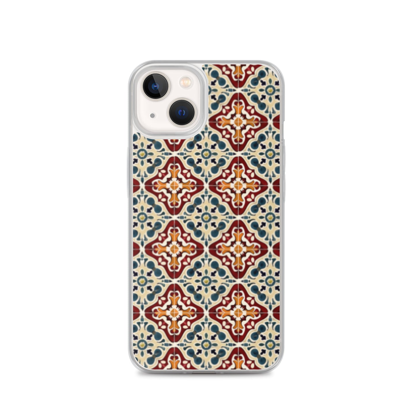 iPhone Case Classic Encaustic Tile Red