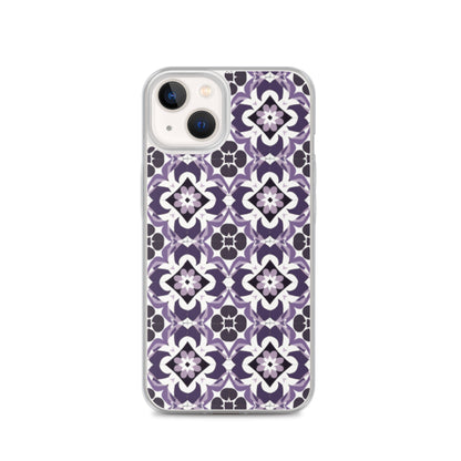 iPhone Case Purple Moroccan Style Tile