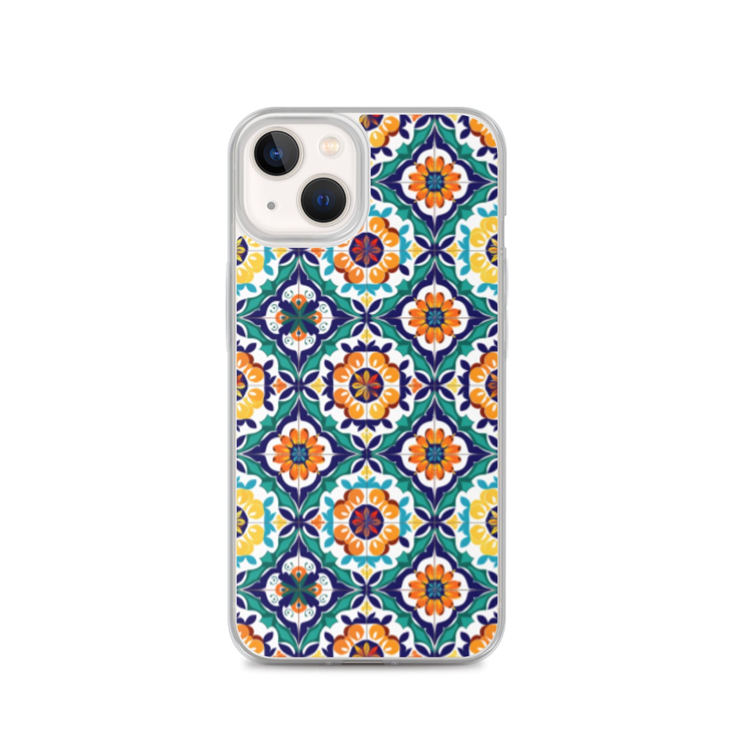 iPhone Case Talavera Tiles Green and Blue