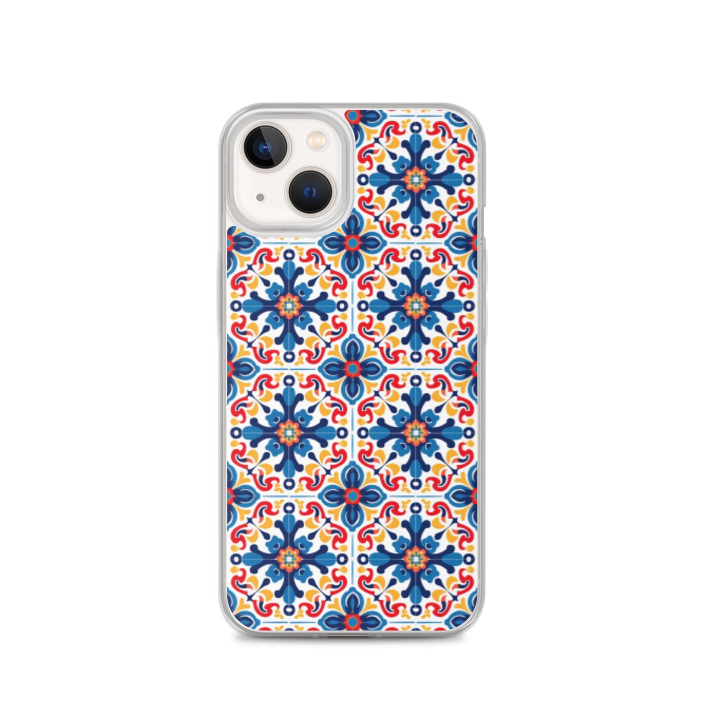 iPhone Case Talavera Tiles Blue and Red