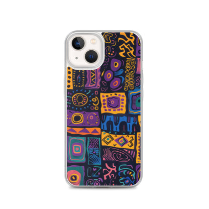 iPhone Case Colorful Yemanja Pattern