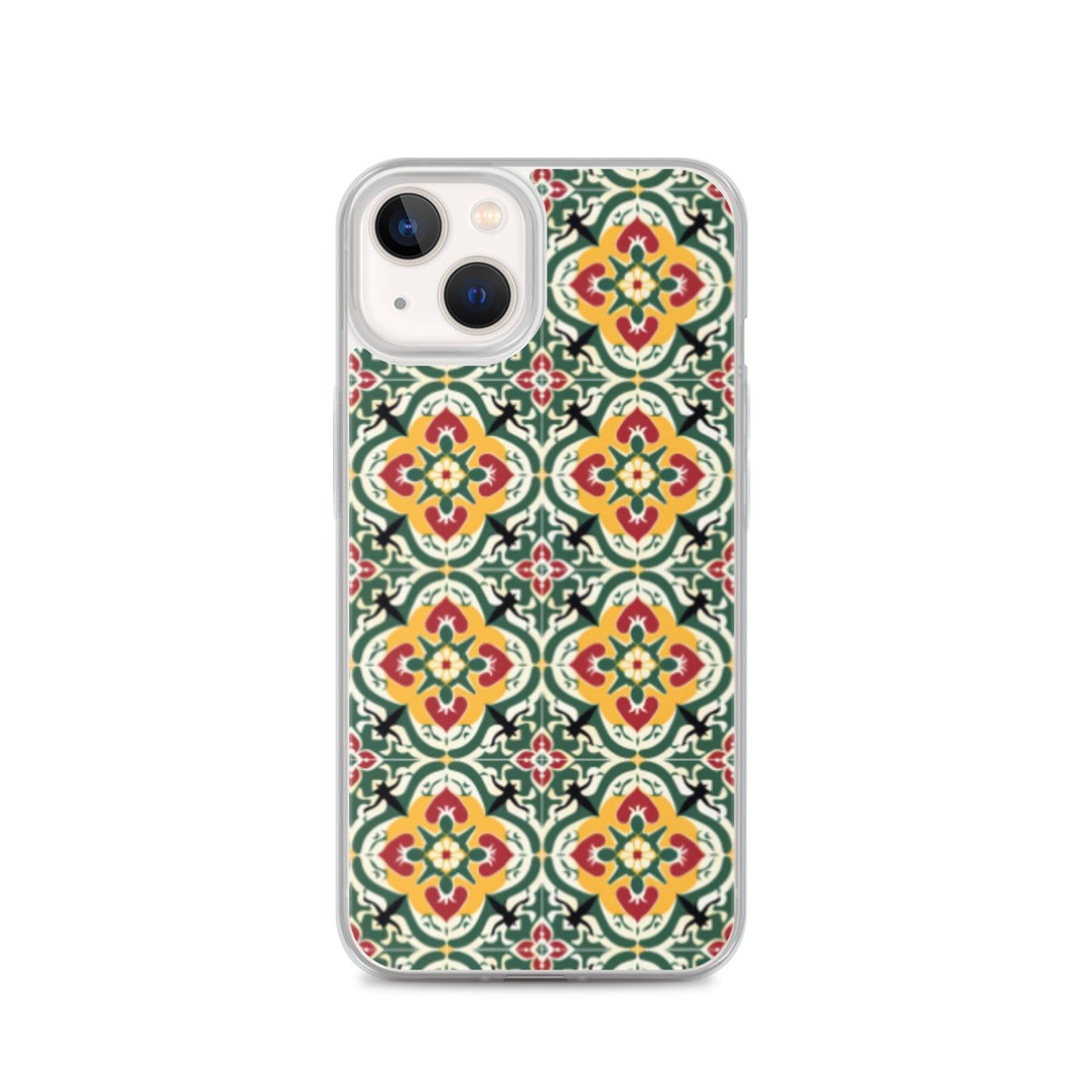 iPhone Case Colorful Traditional Maltese Cement Tile Pattern