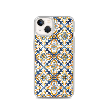 iPhone Case Colorful Spanish Tile Pattern