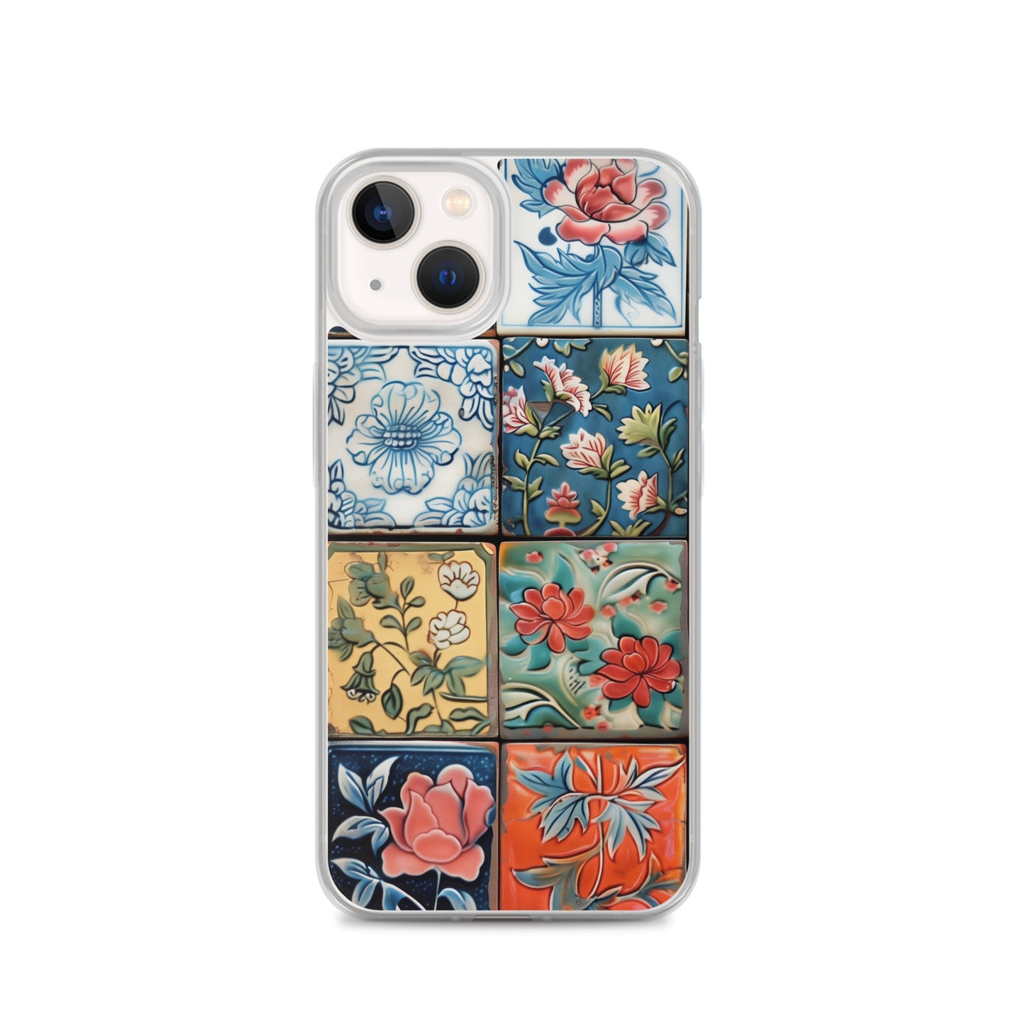 iPhone Case Colorful Majolilca Tiles