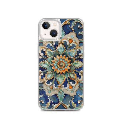 iPhone Case Malaysian Ceramic Tile Pattern