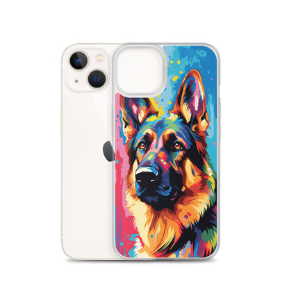 iPhone Case Painted German Shepherd