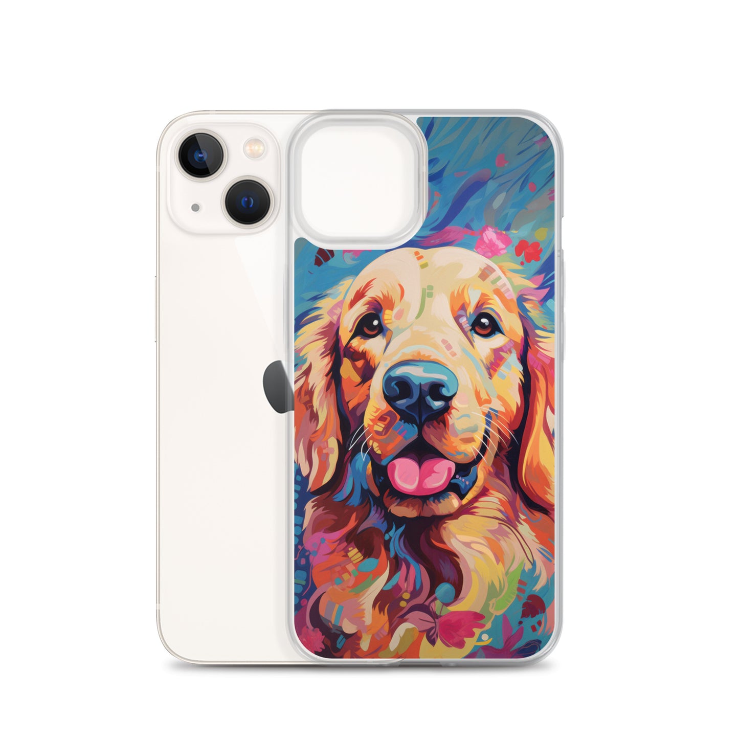 iPhone Case Painted Golden Retriever