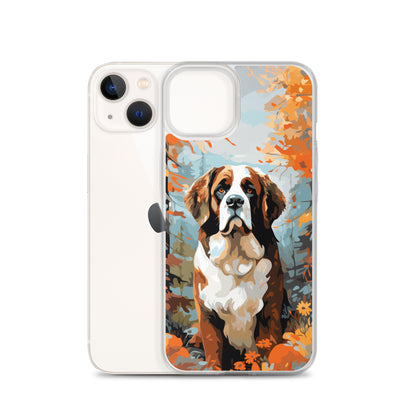 iPhone Case Painted St. Bernard
