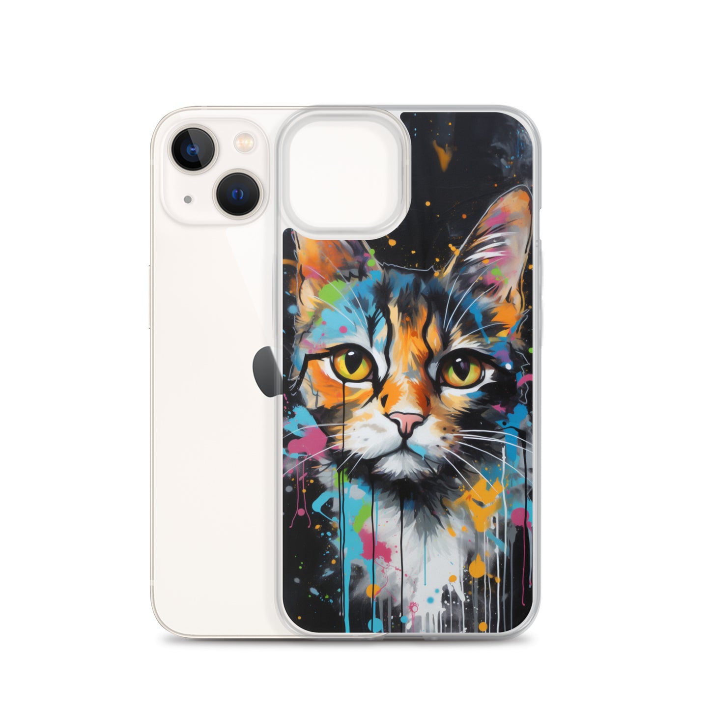 Graffiti Calico Cat iPhone Case