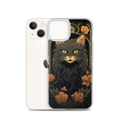 Art Nouveau Cat iPhone Case