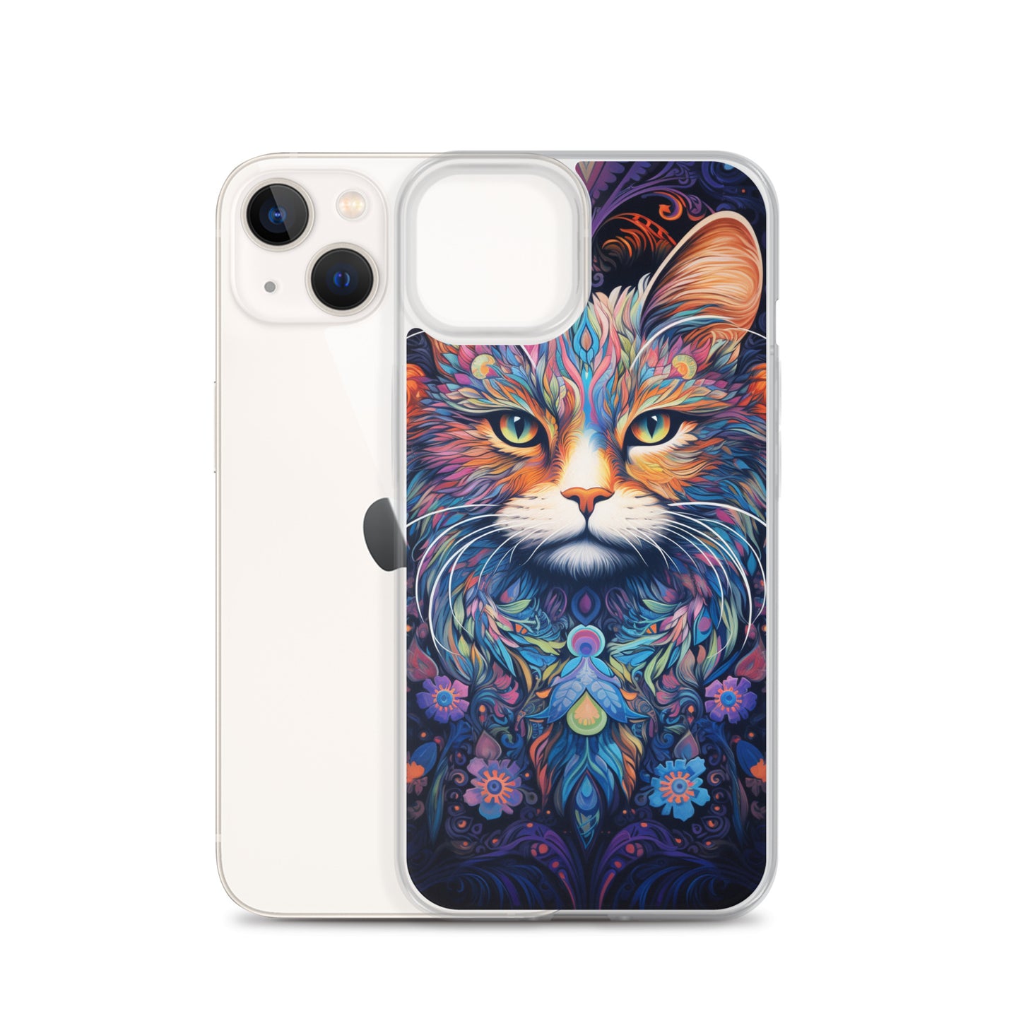 Psychedelic Cat #2 iPhone Case