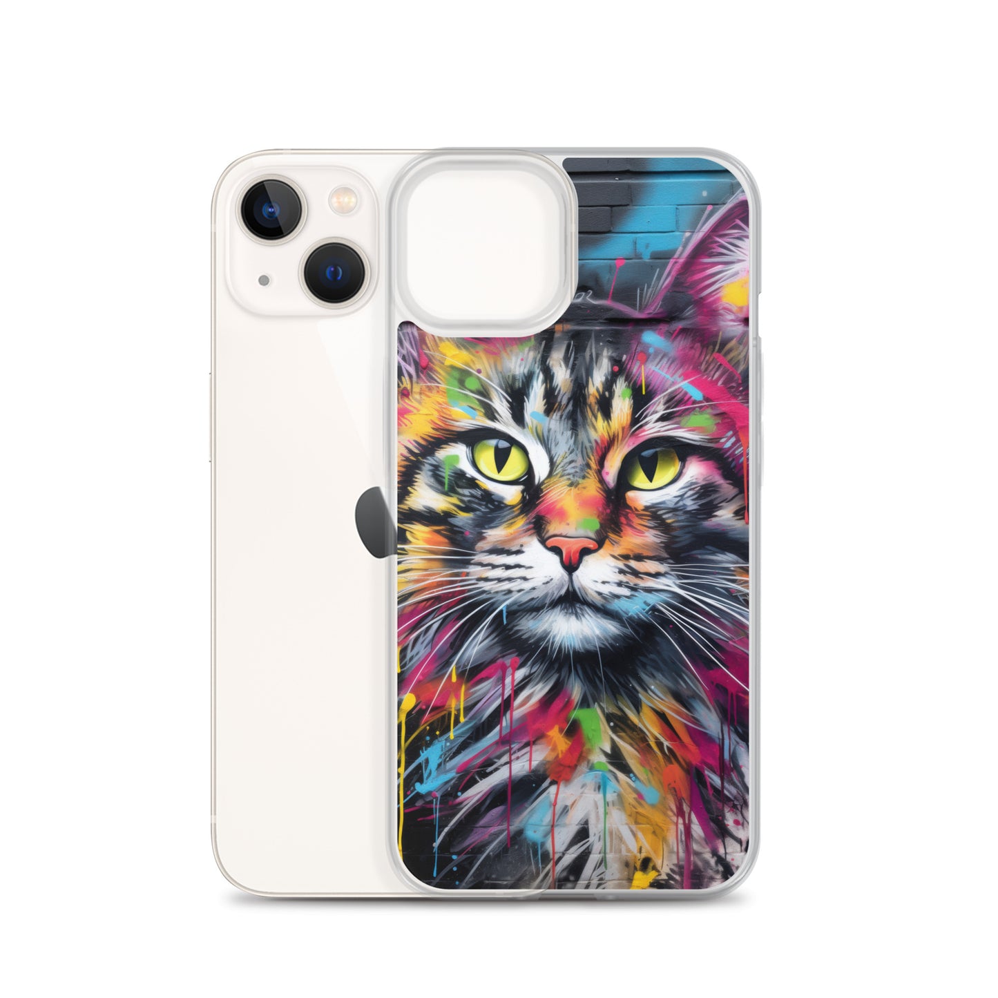 Graffiti Cat iPhone Case