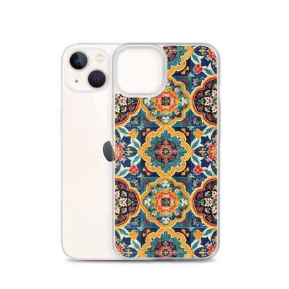 iPhone Case Colorful Armenian Ceramic Tiles