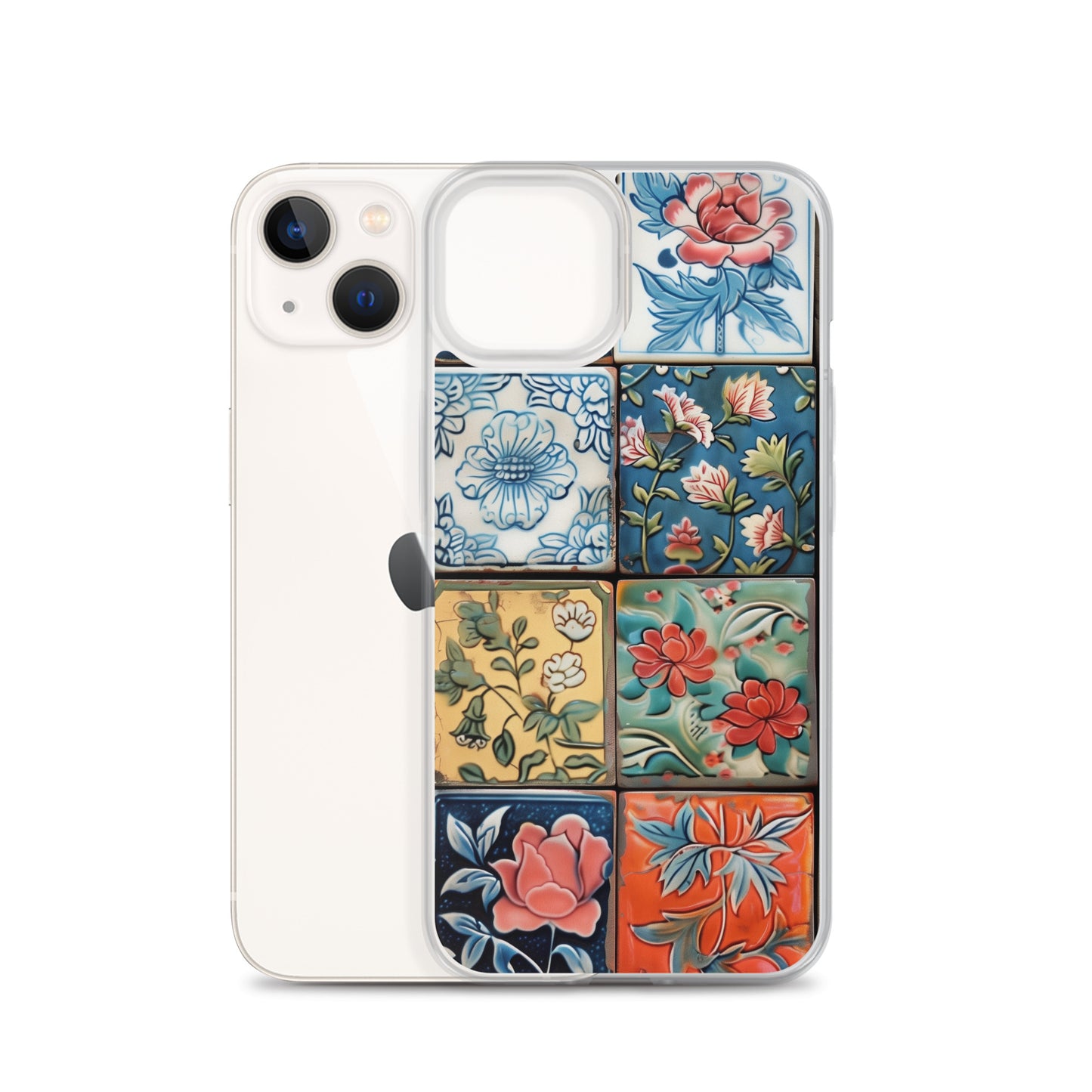iPhone Case Colorful Majolilca Tiles