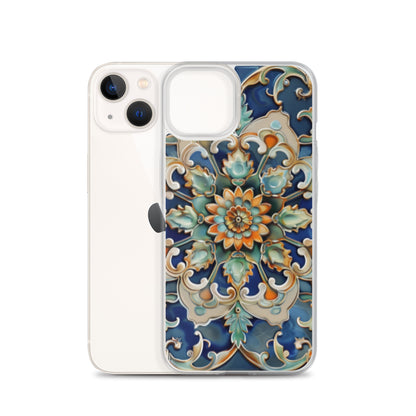 iPhone Case Malaysian Ceramic Tile Pattern
