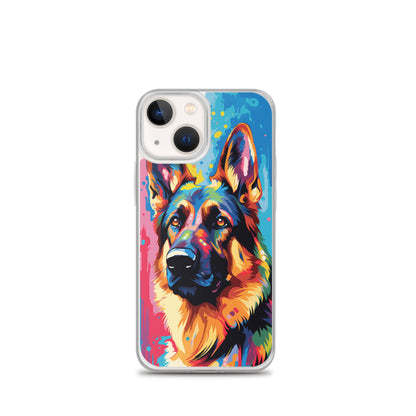 iPhone Case Painted German Shepherd