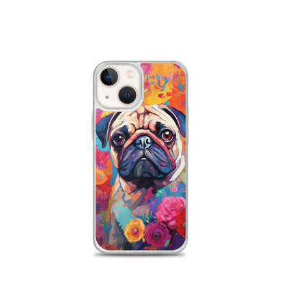 iPhone Case Painted Pug