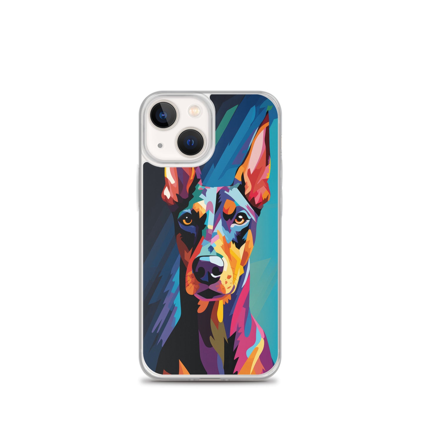 iPhone Case Painted Doberman Pinscher