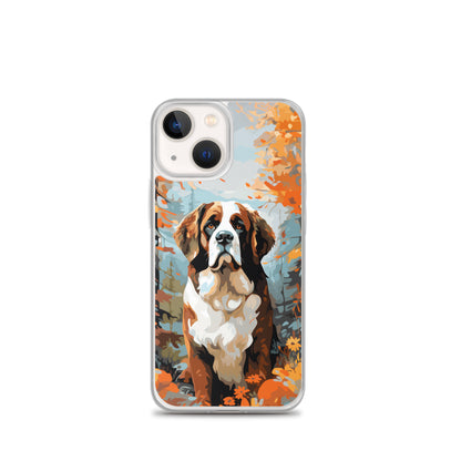 iPhone Case Painted St. Bernard