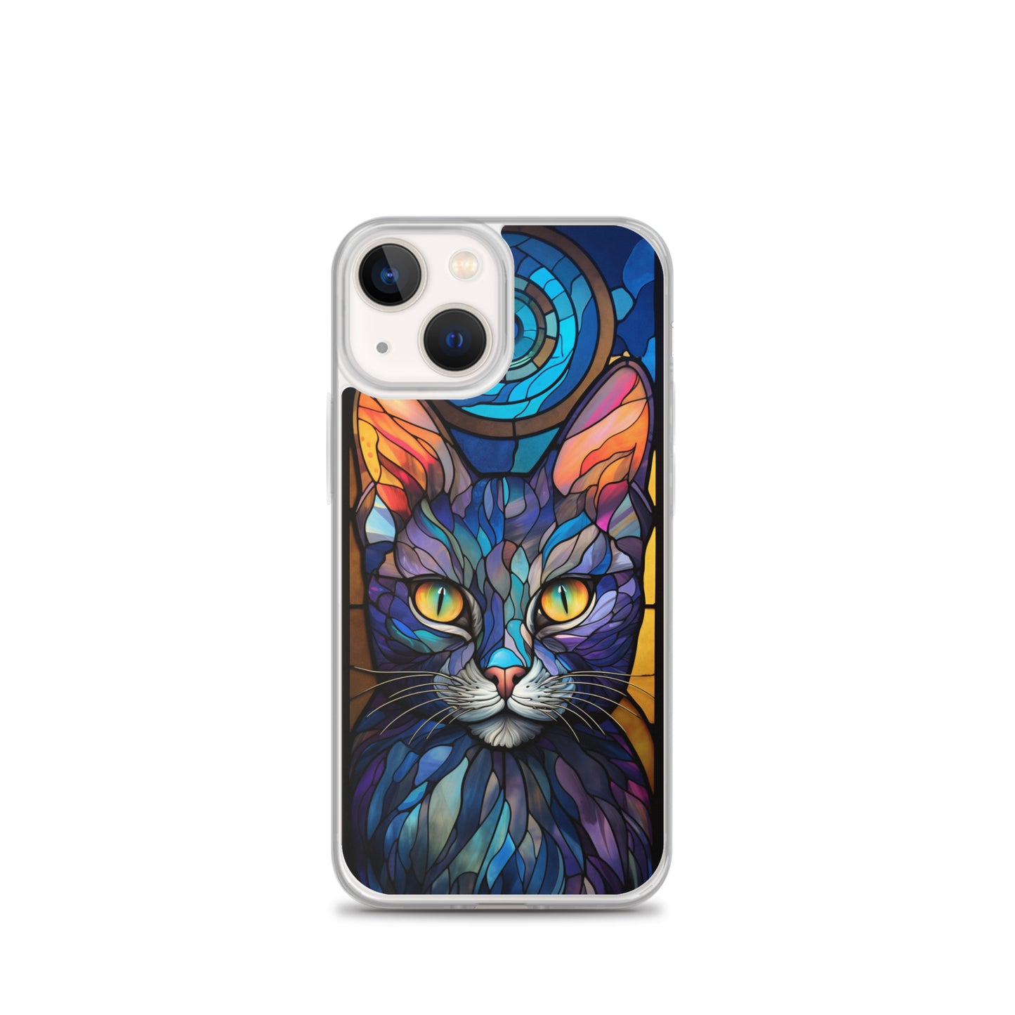 Stained Glass Cat iPhone Case