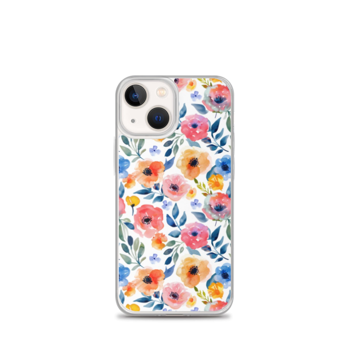 iPhone Case Colorful Watercolor Floral Pattern