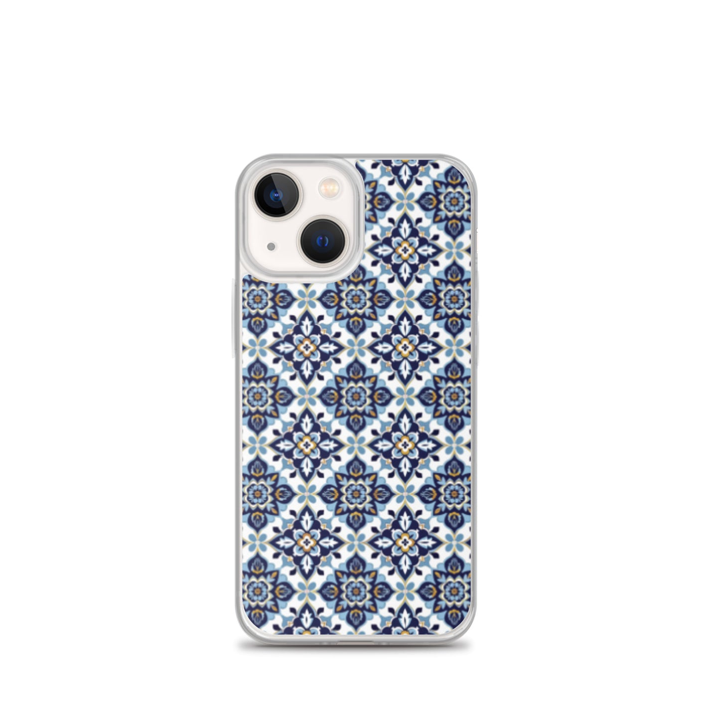 iPhone Case Classic Encaustic Tile Blue
