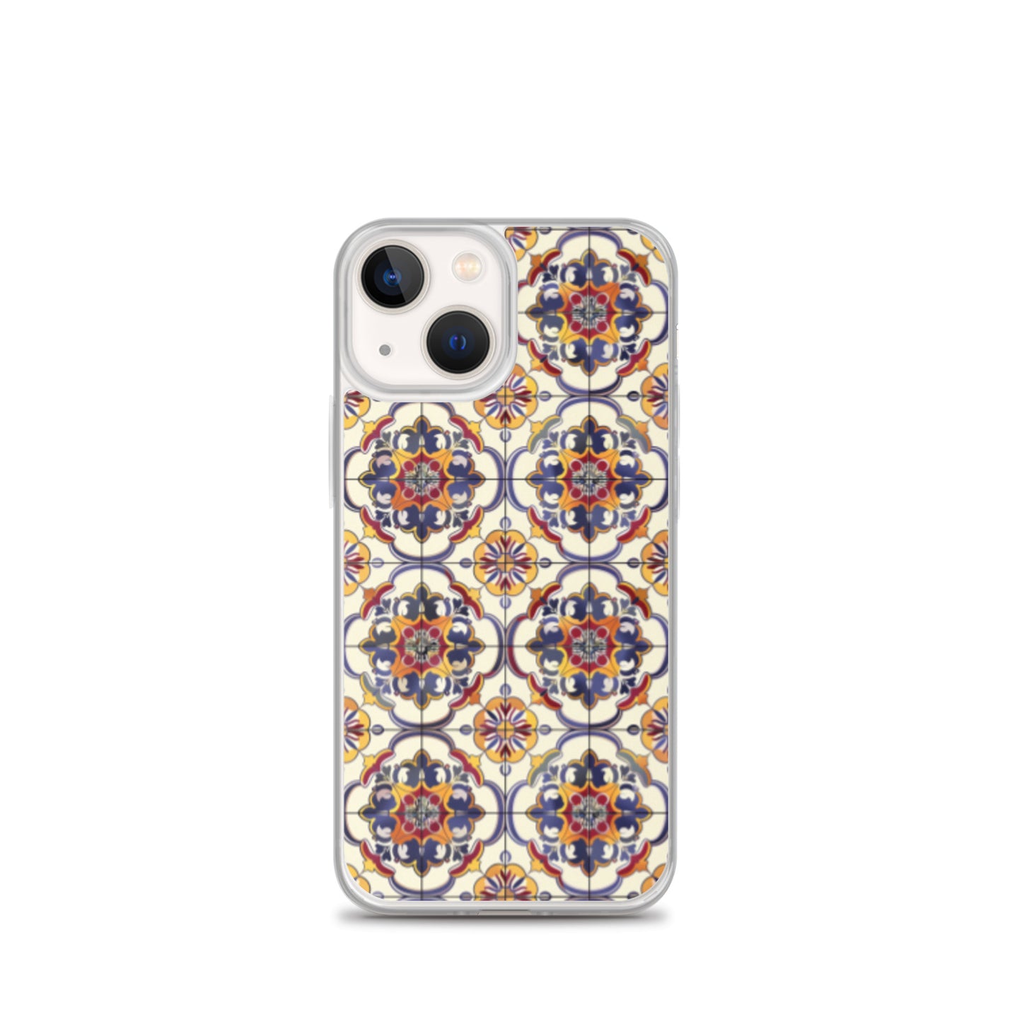 iPhone Case Classic Victorian Tile Blue