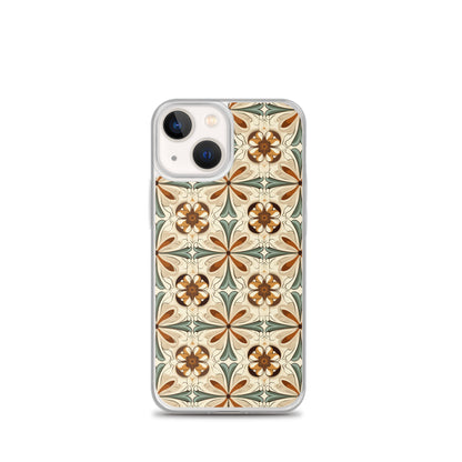 iPhone Case Ornate Leaves Tile
