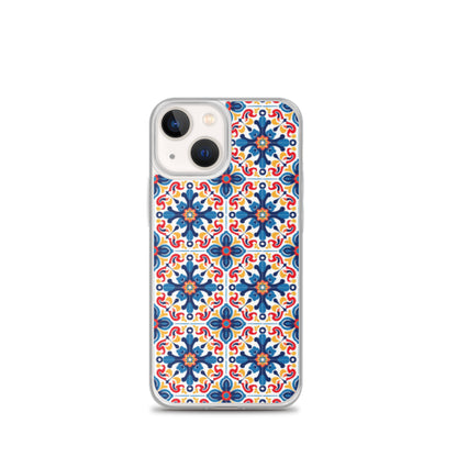 iPhone Case Talavera Tiles Blue and Red