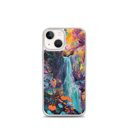 iPhone Case Vibrant Tropical Jungle Waterfall