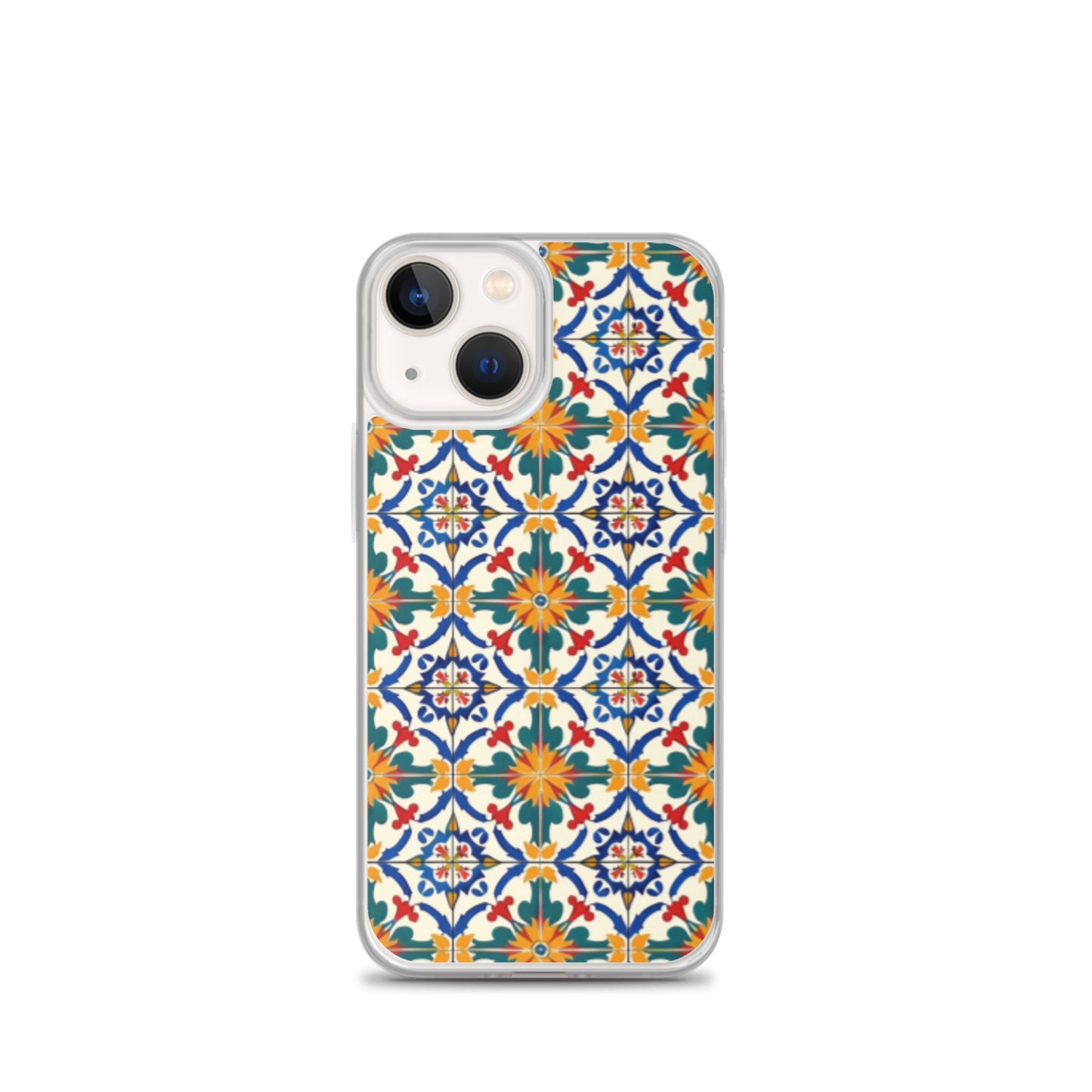 iPhone Case Colorful Yellow & Green Mediterranean Tiles