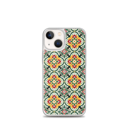 iPhone Case Colorful Traditional Maltese Cement Tile Pattern