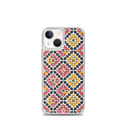 iPhone Case Colorful Spanish Quatrefoil Pattern