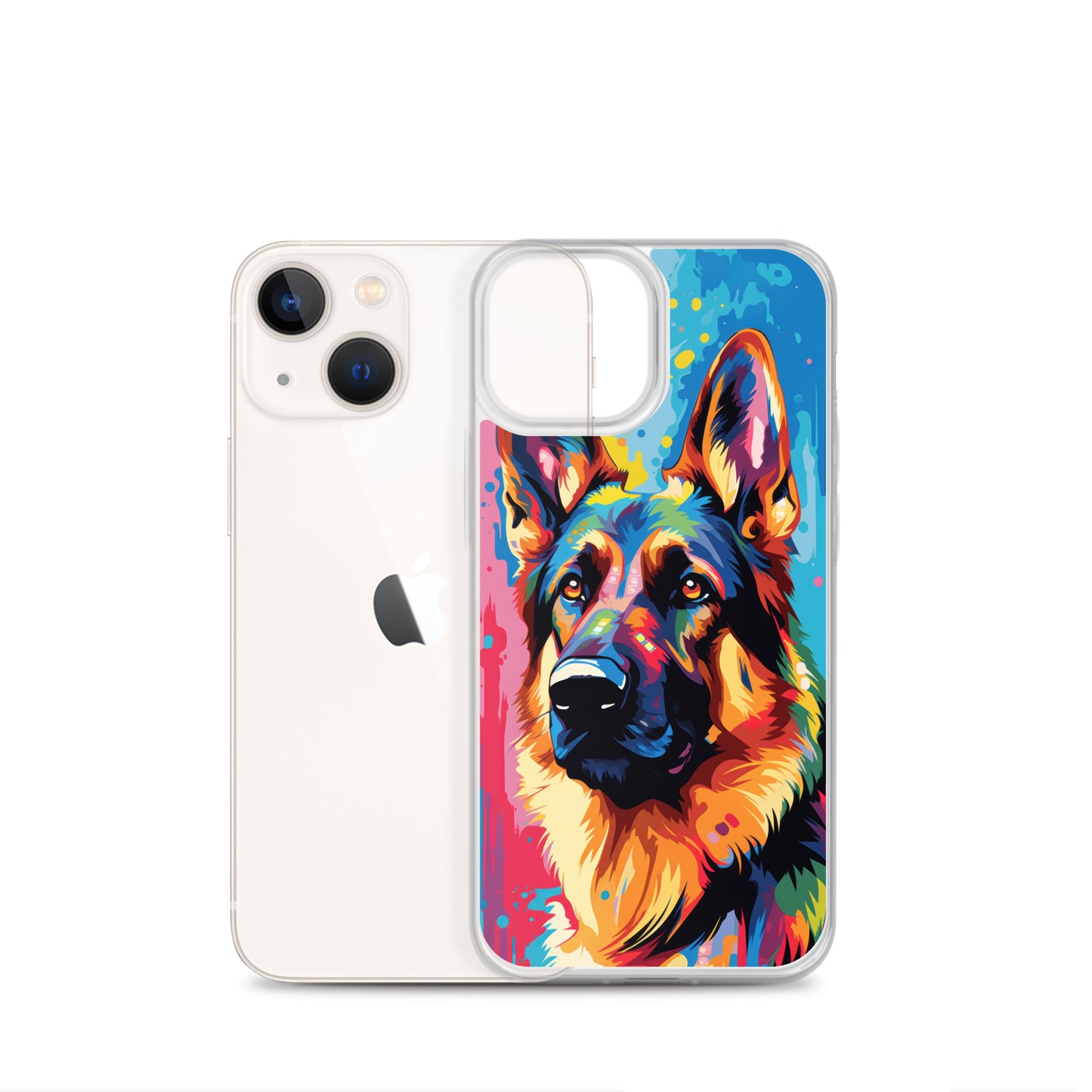 iPhone Case Painted German Shepherd