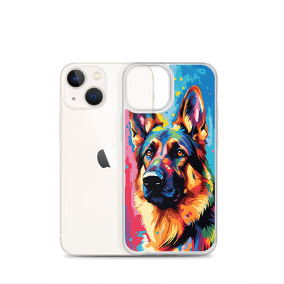 iPhone Case Painted German Shepherd