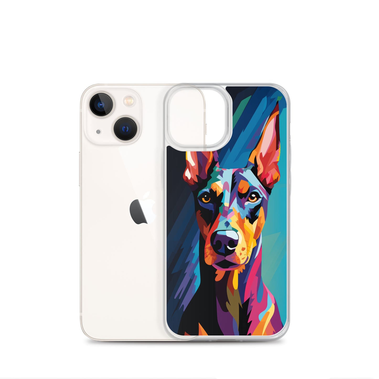 iPhone Case Painted Doberman Pinscher