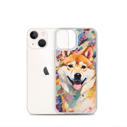 iPhone Case Painted Shiba Inu