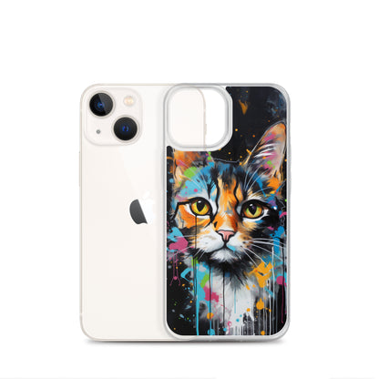 Graffiti Calico Cat iPhone Case