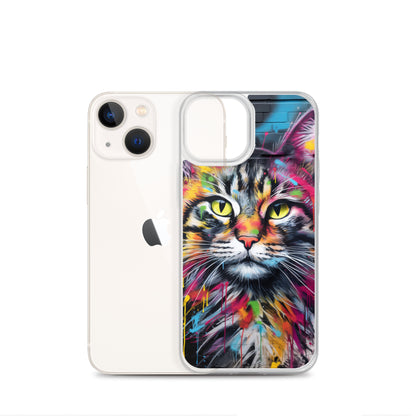 Graffiti Cat iPhone Case