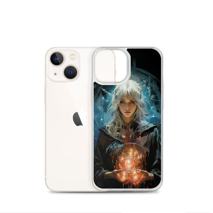 Dungeons and Dragons Female Elf Sorcerer iPhone Case