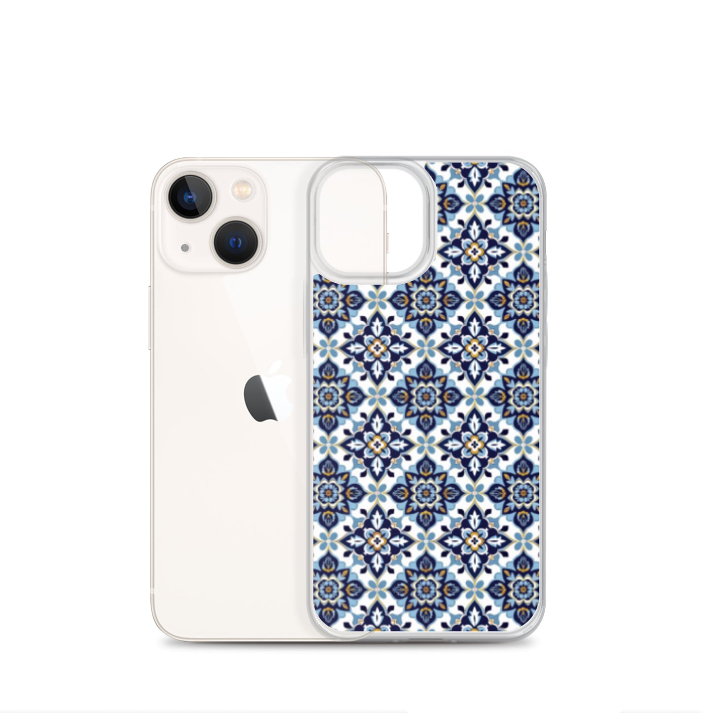 iPhone Case Classic Encaustic Tile Blue