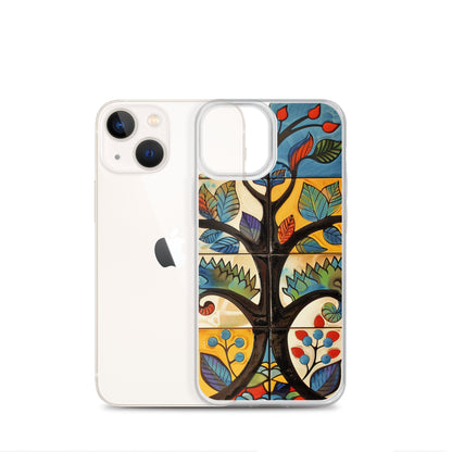 iPhone Case Colorful Tile Tree