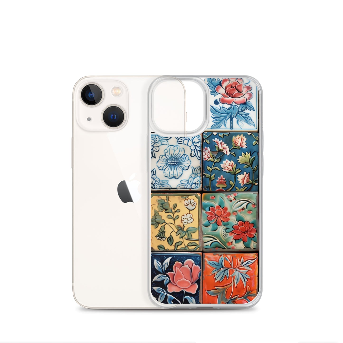 iPhone Case Colorful Majolilca Tiles