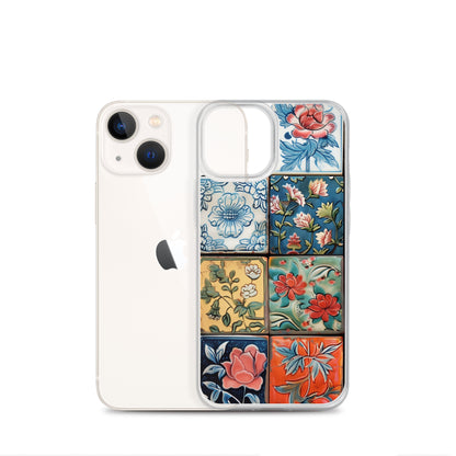 iPhone Case Colorful Majolilca Tiles