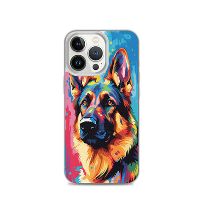 iPhone Case Painted German Shepherd