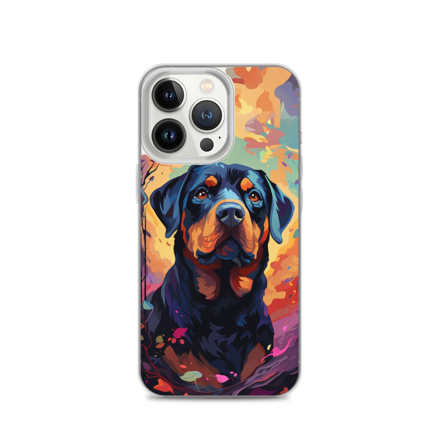 iPhone Case Painted Rottweiler