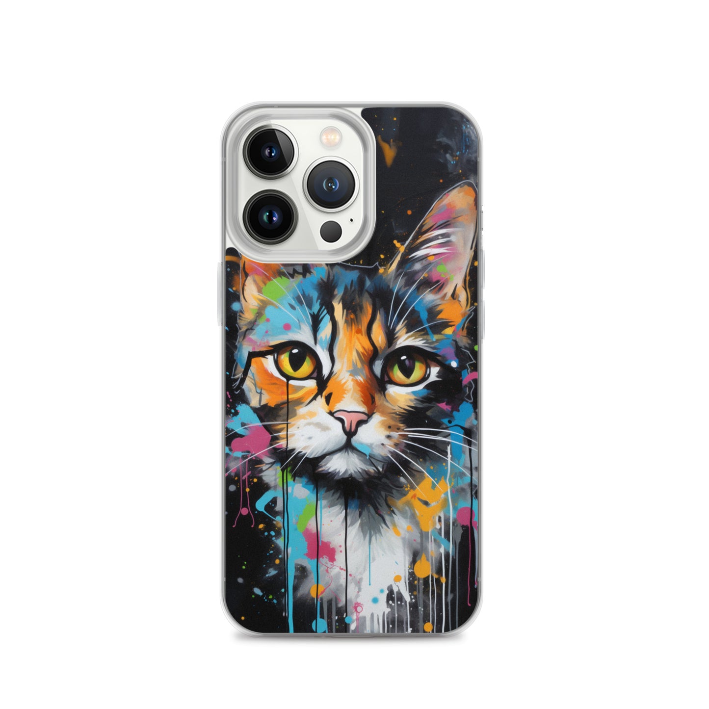 Graffiti Calico Cat iPhone Case