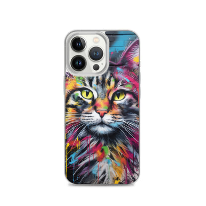 Graffiti Cat iPhone Case