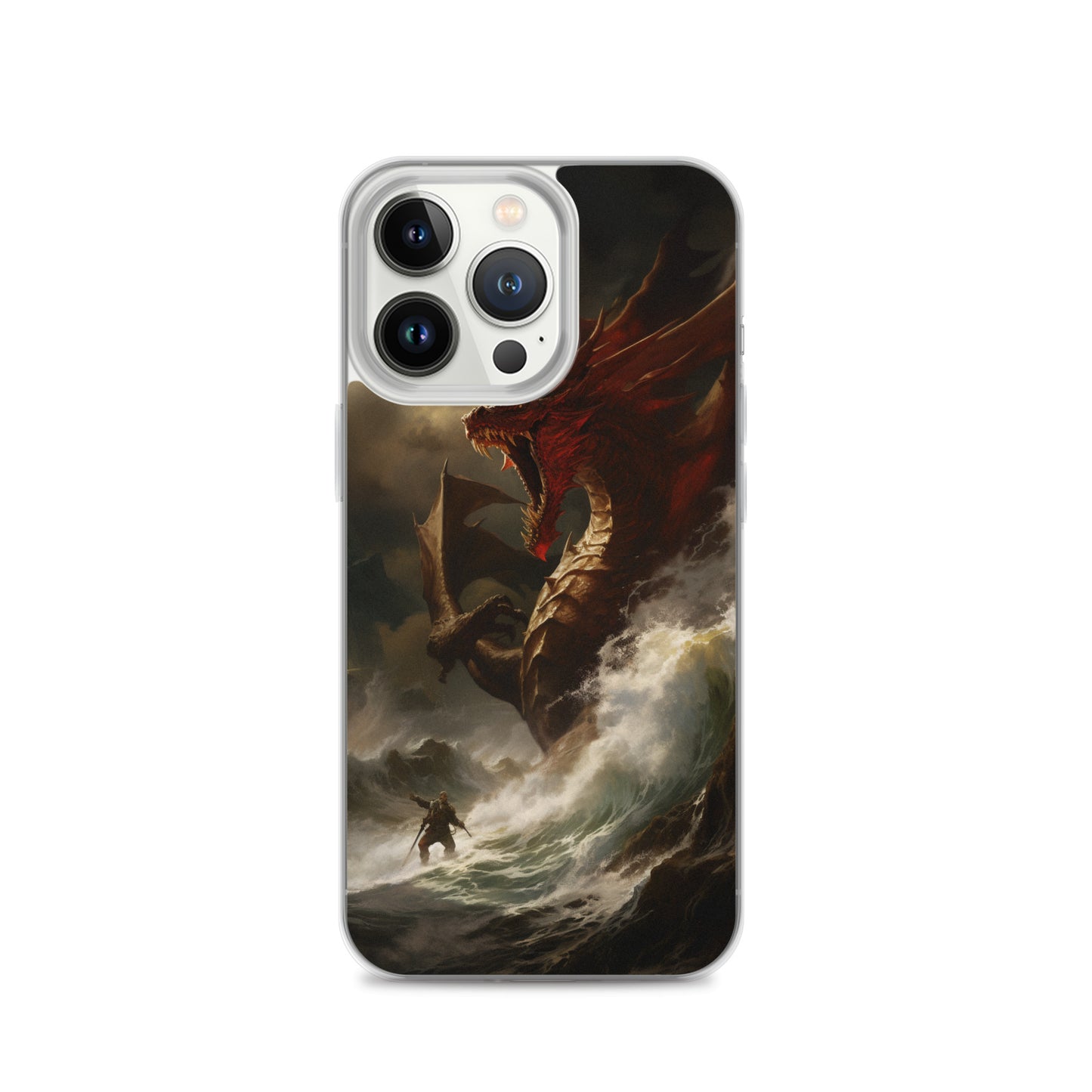Dragon Battle iPhone Case