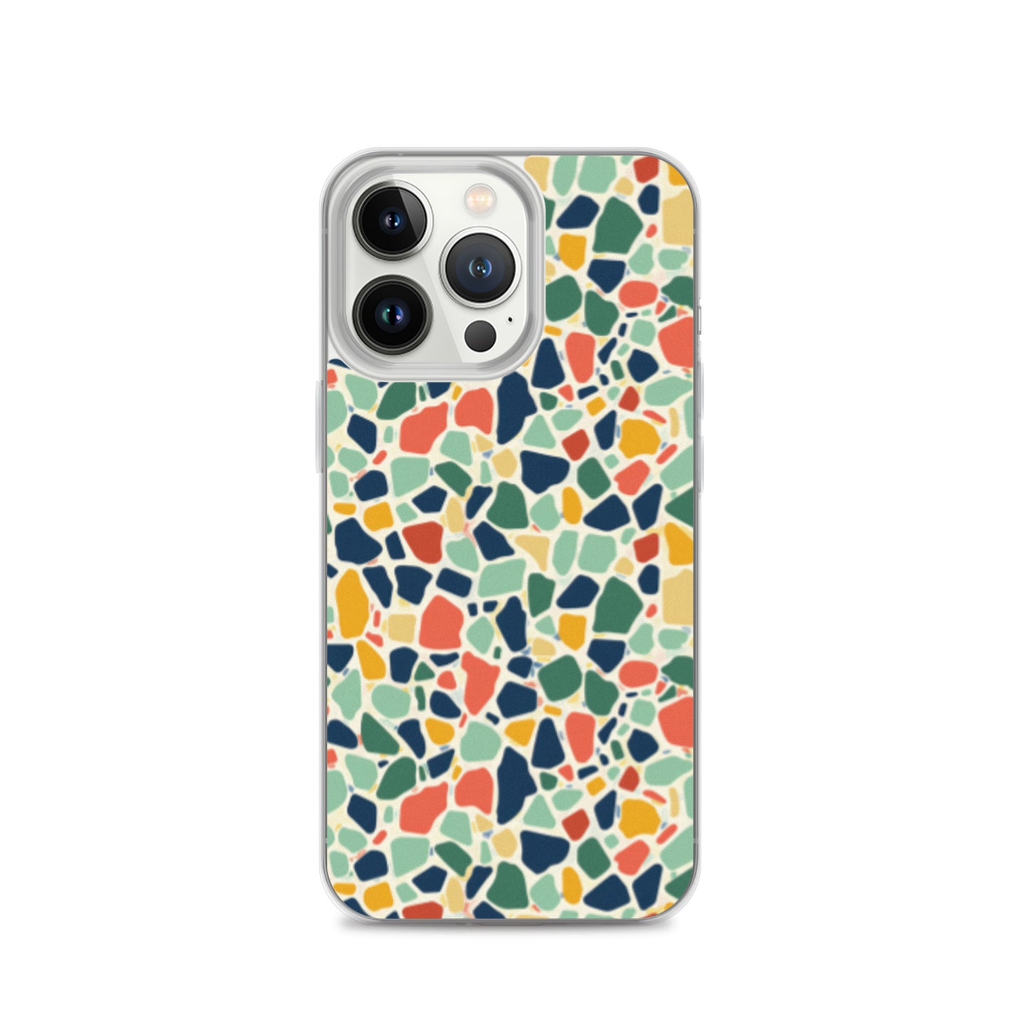 iPhone Case Colorful Retro Terrazzo Tile